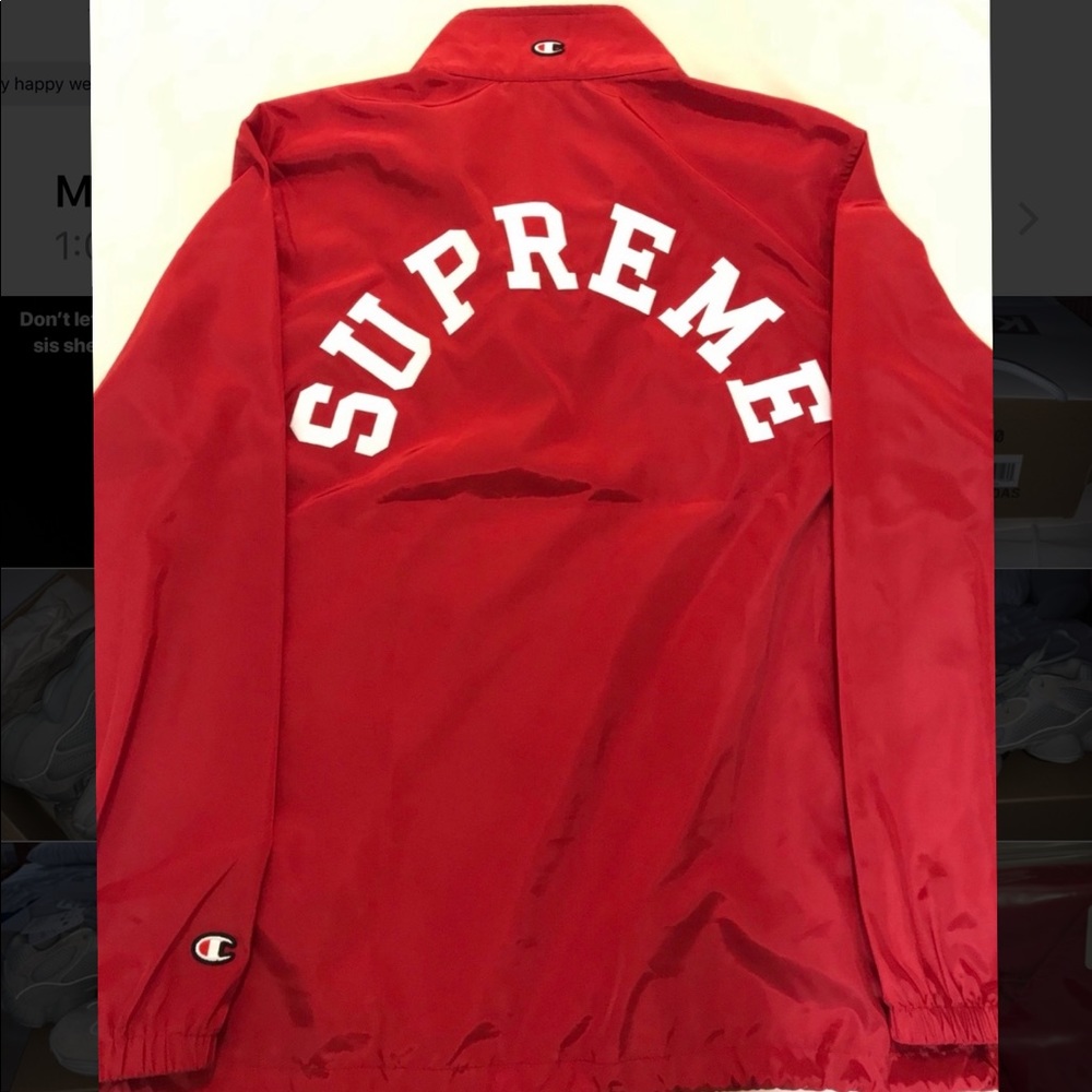 Supreme x Champion Half zip Pullover Windbreaker